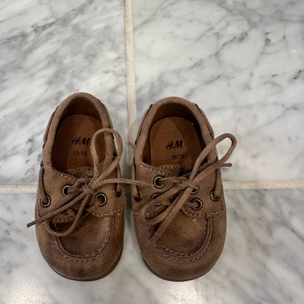 H&M Brown Loafer Baby Shoe - Picture 1 of 4